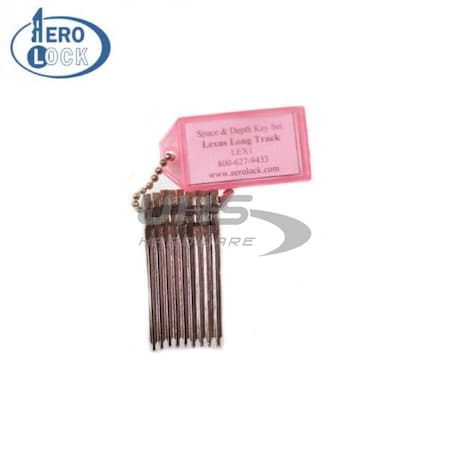 Aerolock AeroLock: Lexus TOY40 (Long) LXP90 Space & Depth Keys (LEX1) AER-LEX1